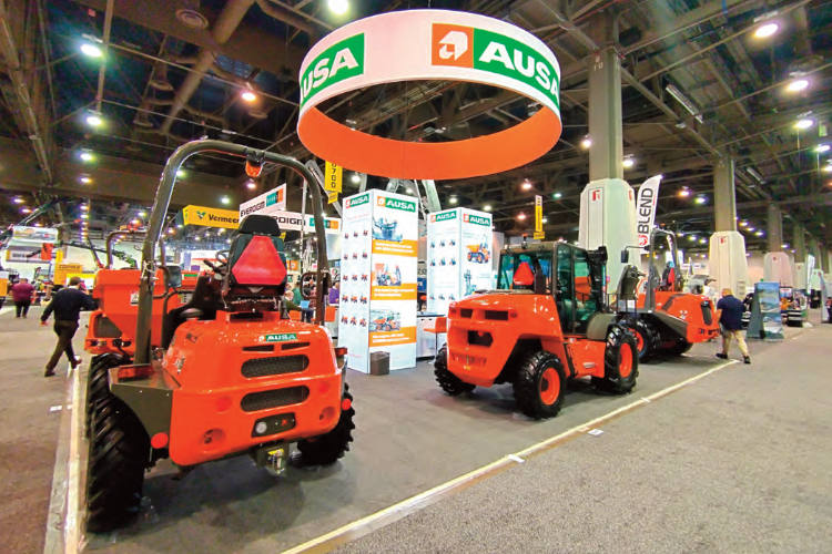 Ausa presente en la feria World of Concrete