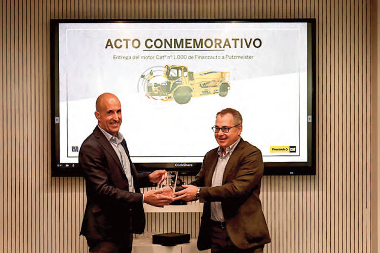 José Antonio Nieto, CEO de Putzmeister Ibérica, y Pierre Nicola Fovini, CEO de Finanzauto.