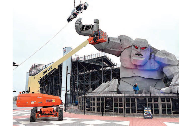 JLG 800S y el alquilador Carter Rental