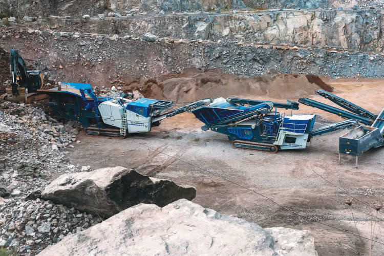 Instalaciones trituradoras y de cribado de Kleemann