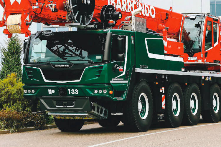 Grúa móvil Liebherr para Ibarrondo