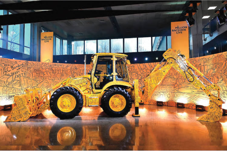 Retrocargadora un millón de JCB