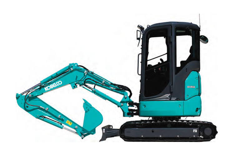 La miniexcavadora SK26SR-7.