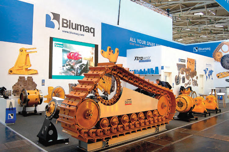 Stand de Blumaq en Bauma 2025