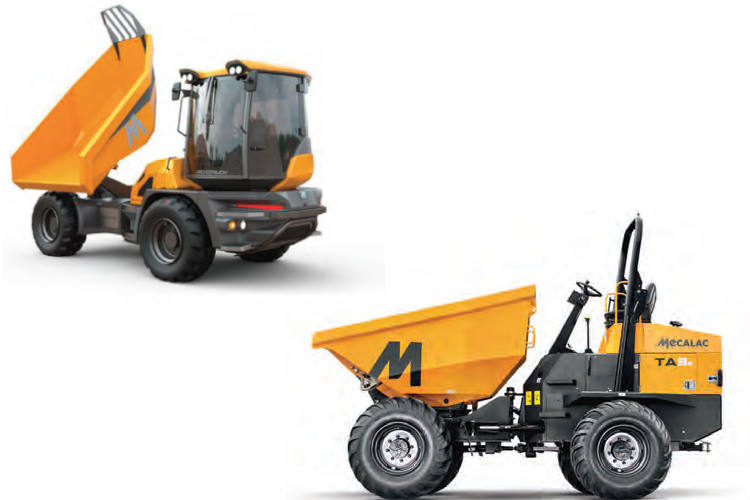  La gama de dúmperes de Mecalac