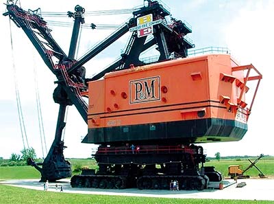 Excavadoras de cables Big Brutus