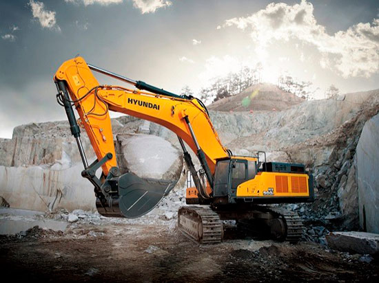 Excavadora HX900 L de Hyundai