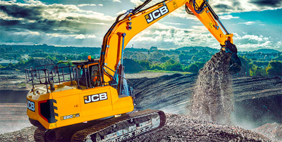 Excavadora hidráulica de orugas 220X LC de JCB