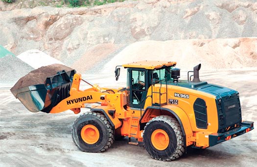 Cargadora de ruedas Hyundai HL965
