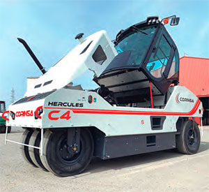 Compactador de neumáticos Hércules C4, de Corinsa