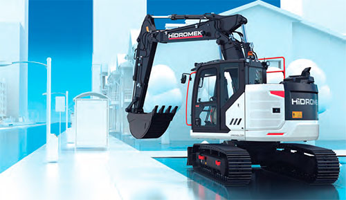 La nueva Hidromek HMK145LCSR, de 16,8 toneladas y 78,5 kW de potencia La nueva Hidromek HMK145LCSR, de 16,8 toneladas y 78,5 kW de potencia