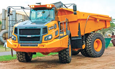 Bell presentará en Bauma su último modelo de dúmper articulado, el B45E 4x4