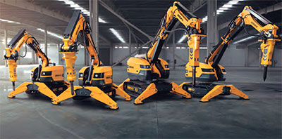 Los cuatro nuevos modelos de robots de demolición de última generación de Brokk Los cuatro nuevos modelos de robots de demolición de última generación de Brokk