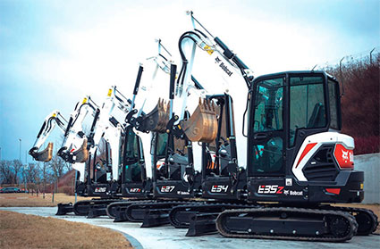 Excavadoras de cadenas de menos de 6 toneladas de bobcat