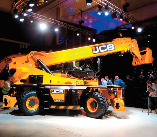 Hydraload 555-210R, la nueva manipuladora telescópica rotatoria JCB