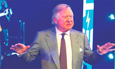 El presidente de JCB, Lord Anthony Bamford.