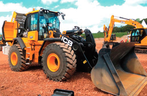 La cargadora 457 con el nuevo motor de Fase V - JCB