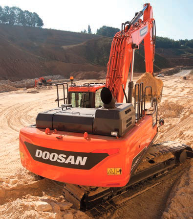 Premio a la excavadora Doosan DX300LC-5