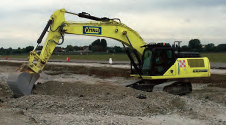 Las máquinas de Case han demostrado un gran nivel de rendimiento en la obra