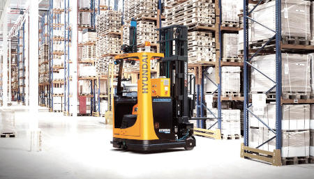 La carretilla elevadora autónoma Hyundai CE