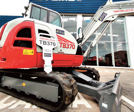 Excavadora TB370 de Takeuchi