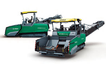 Alimentadoras MT 3000-3i Standard y Offset de Vögele