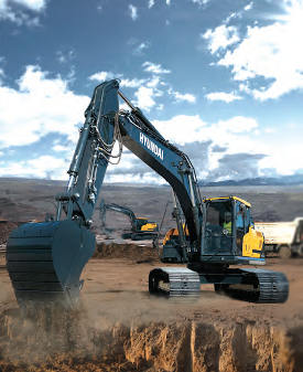 Excavadora de orugas HX210AL Hyundai