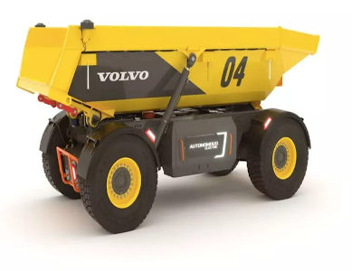 El volquete Volvo TA15, galardonado con el premio «Red Dot»