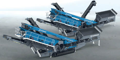 Instalaciones de cribado móviles MS 1202 y MS 1203 de Kleemann