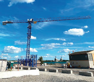 Comansa en las obras del puente Gordie Howe International