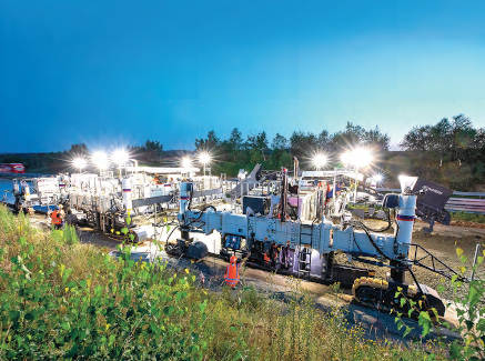 Extendedora de hormigón SP 154(i) de Wirtgen