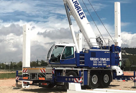 Grúas Cigales recibe la primera grúa Tadano ATF 60G-3