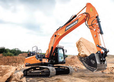Excavadora mediana Doosan