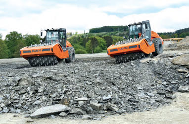 Compactadores H 25i VC, eficientes triturando pizarra