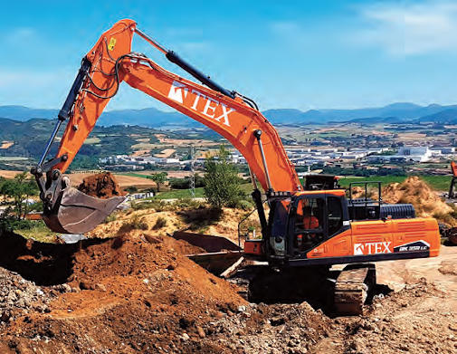 Obras y Servicios TEX, fiel cliente de Reyvena, distribuidor de Doosan para Navarra