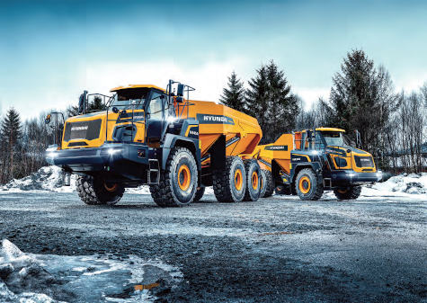 Dúmperes artiiculados de Hyundai