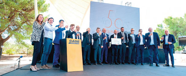 La fábrica de Case en Lecce celebra sus 50 años de actividad