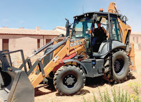 Asycar es otro de los clientes madrileños fieles a la marca y a las retrocargadoras de Case.