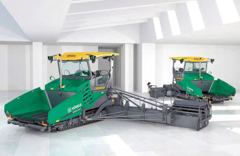 Las nuevas extendedoras Super 1900-5(i) y Super 2100-5(i) de la Highway Class de Vögele