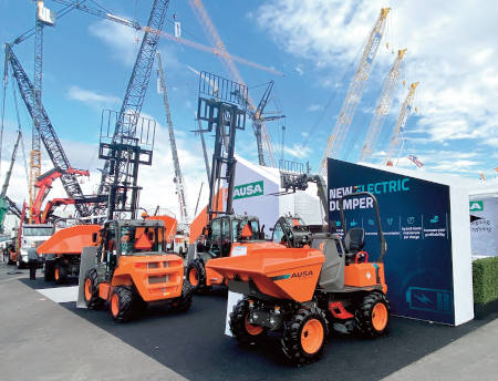 Ausa presentó en la feria Conexpo de Las Vegas su primer dúmper cien por cien eléctrico, el D151AEG.