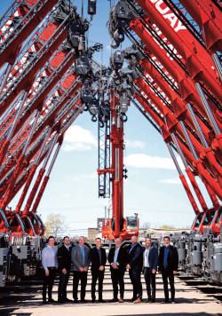 Guay aumenta su impresionante flota con una gran compra de Grúas Tadano