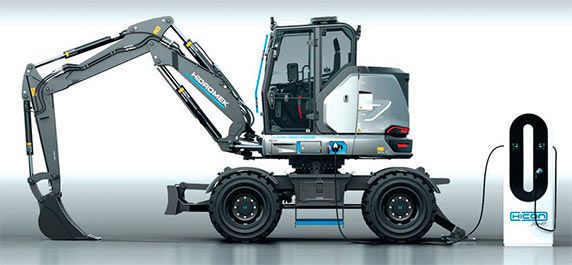 Excavadora eléctrica Hicon 7W de Hidromek