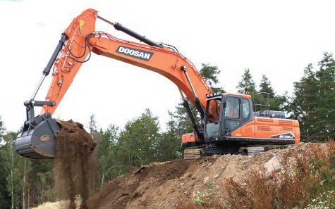 Nueva excavadora DX350-7 Fase V de Doosan