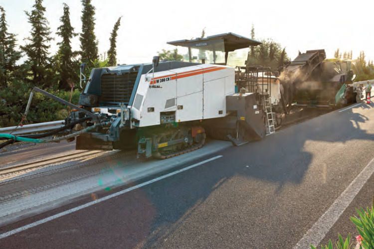 Tren de reciclaje en frío de Wirtgen