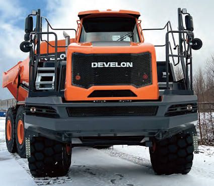 El primero con la librea de Develon