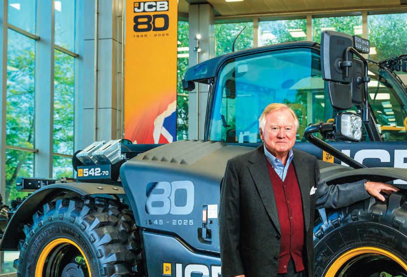Los 80 años de JCB y Lord Bamford