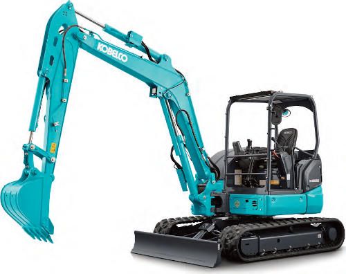 Kobelco lanza las miniexcavadoras SK50SRX-7 y SK58SRX-7
