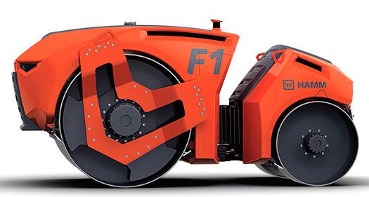 Premios al futurista Rodillo Autónomo F1 de Hamm