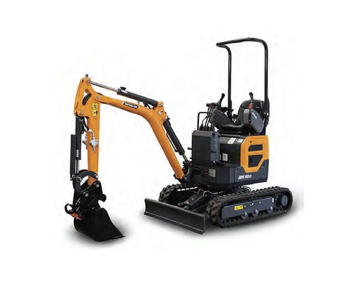 Cargadora V80 de YaMiniexcavadora Develon DX10Z-7