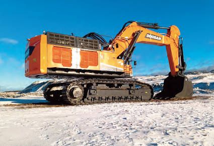 La primera en Europa, Develon DX1000LC-7